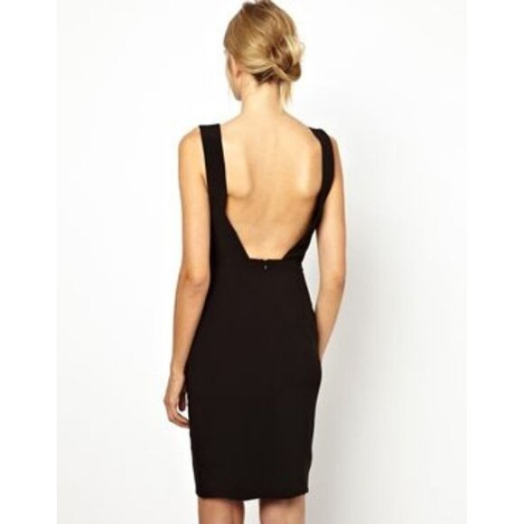 Solace London Conquest Knee Length Dress Black Size 8 - Picture 3 of 9
